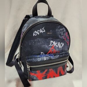 DKNY Casey Medium Graffiti Backpack